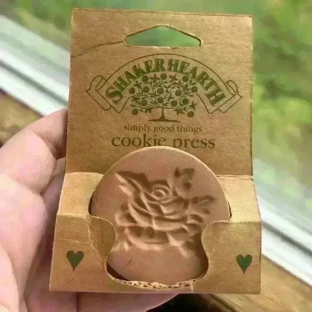 New Shaker Hearth Cookie Press Rose